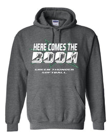 Green Thunder Design 3 Hooded Sweatshirt