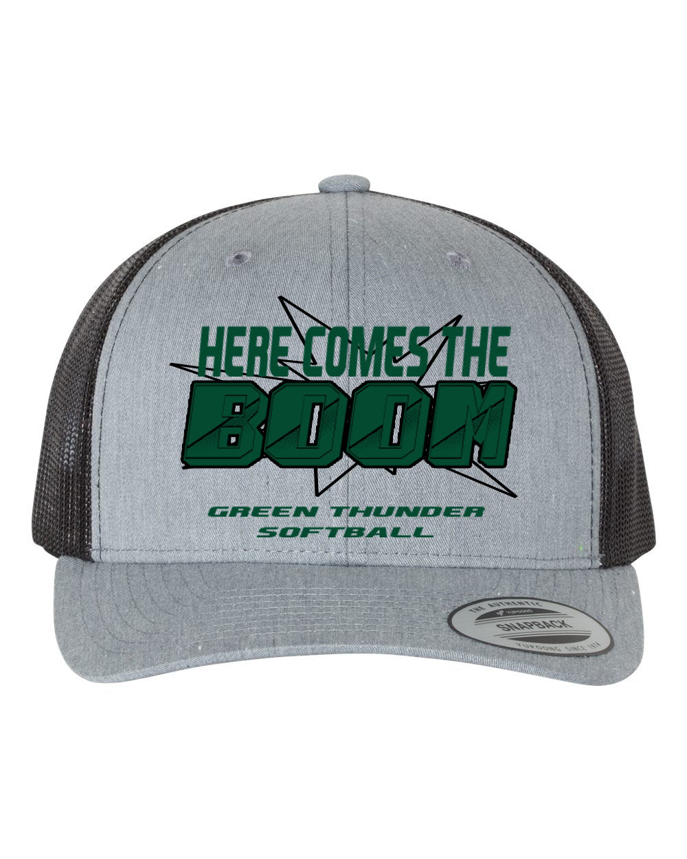 Green Thunder Design 3 Trucker Hat