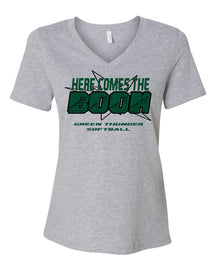 Green Thunder Design 3 V-Neck