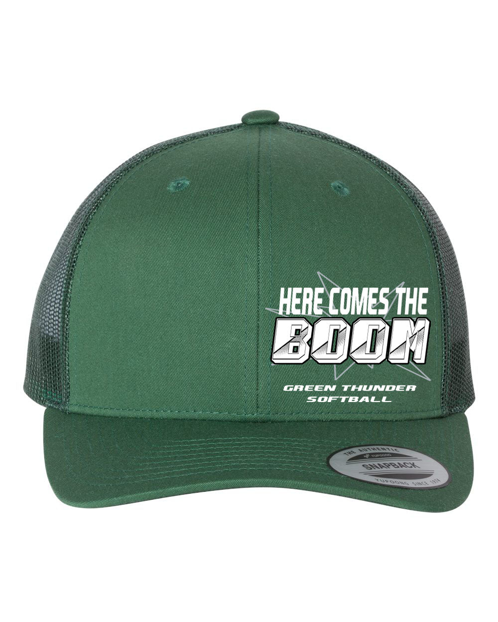 Green Thunder Design 3 Trucker Hat