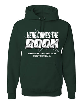 Green Thunder Design 3 Hooded Sweatshirt