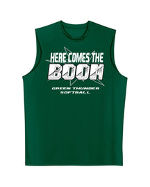 Green Thunder Design 3 Men's Performance Tank Top