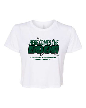 Green Thunder Design 3 crop top
