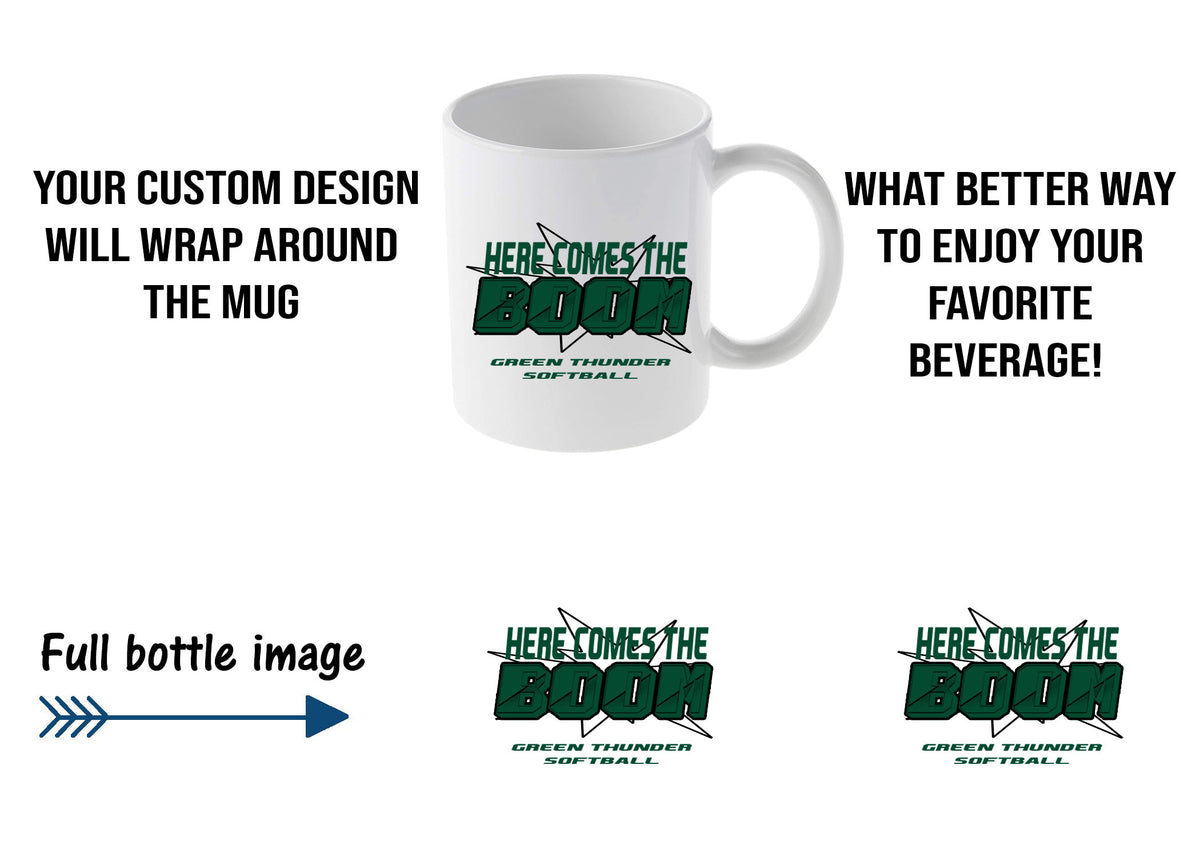 Green Thunder Design 3 Mug