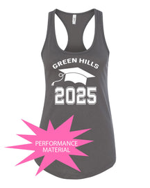 Green Hills 2025  Design 1 Performance Racerback Tank Top