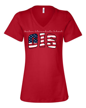 Goshen School V-neck T-Shirt Design 8