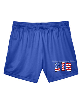 Goshen School Ladies Performance Shorts Design 8