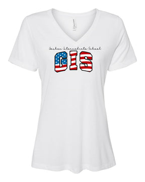 Goshen School V-neck T-Shirt Design 8