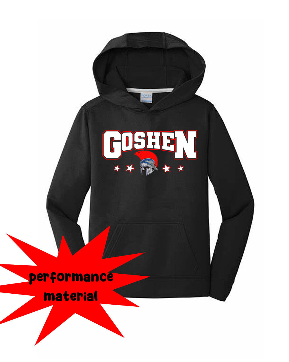 Goshen School Performance Hooded Sweatshirt Design 9