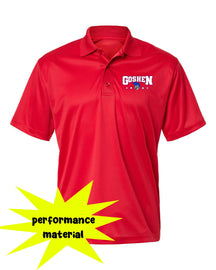 Goshen School Performance Material Polo T-Shirt Design 9