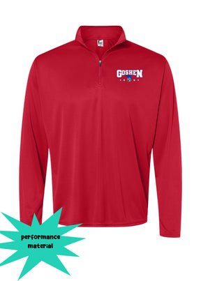 Goshen School Quarter Zip Long Sleeve Design 9
