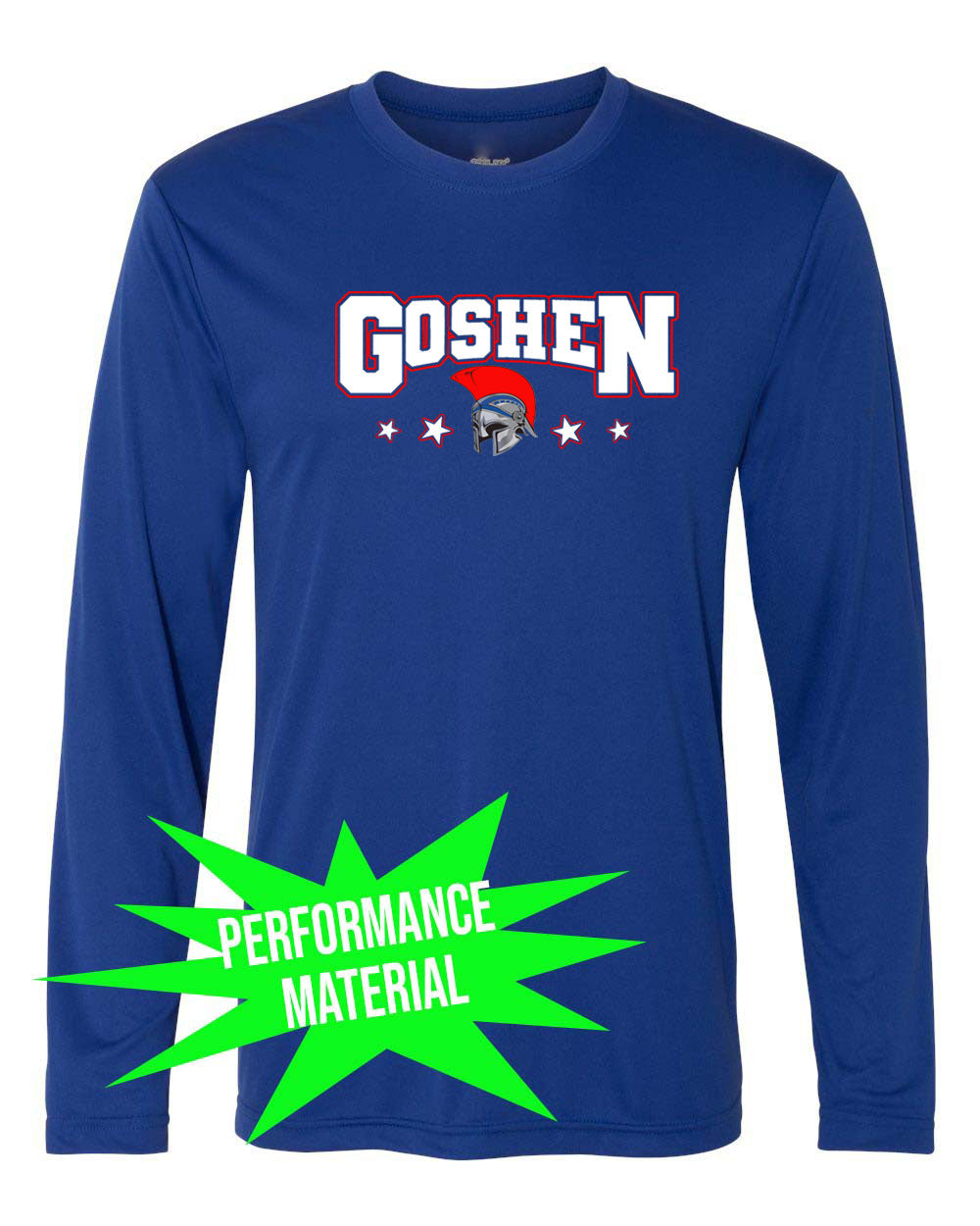 Goshen School Performance Material Long Sleeve Shirt Design 9