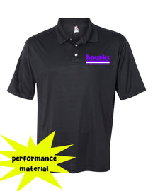 Hampton Performance Material Polo T-Shirt Design 18