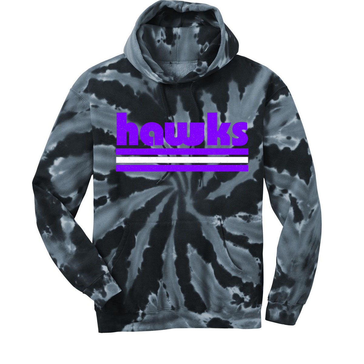 Hampton Tie-Dye Hooded Sweatshirt Design 18