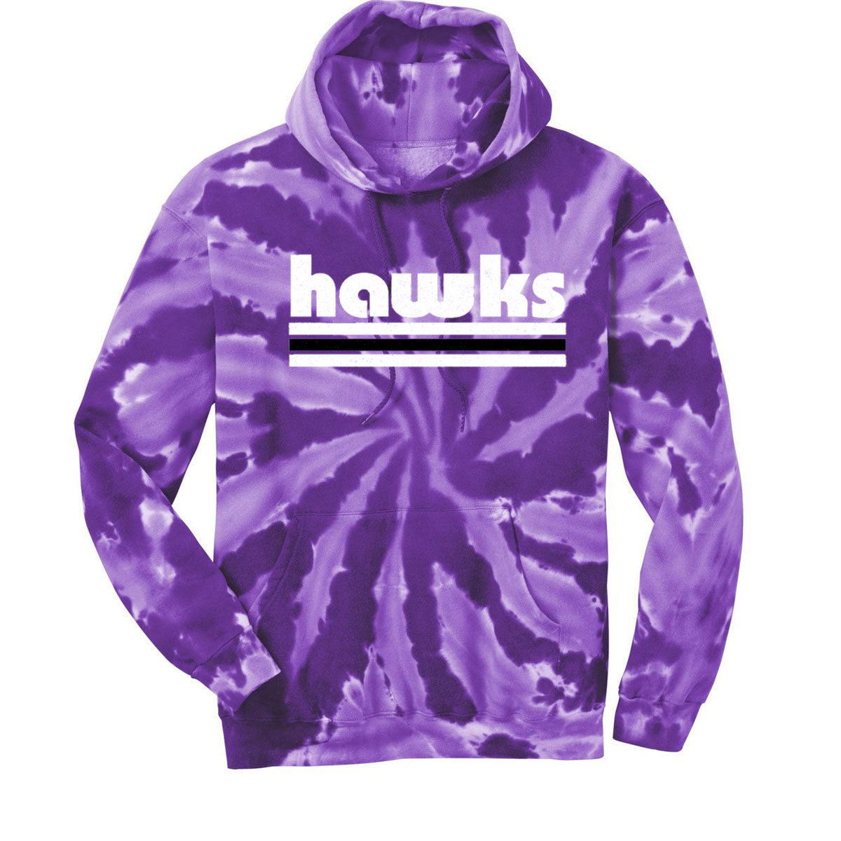 Hampton Tie-Dye Hooded Sweatshirt Design 18