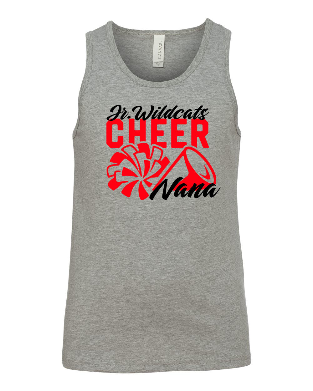 High Point Cheer design 4 Ladies Muscle Tank Top