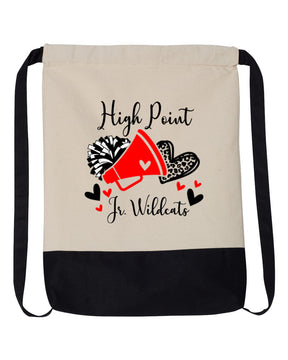 High Point Cheer Design 6 Drawstring Bag