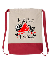 High Point Cheer Design 6 Drawstring Bag