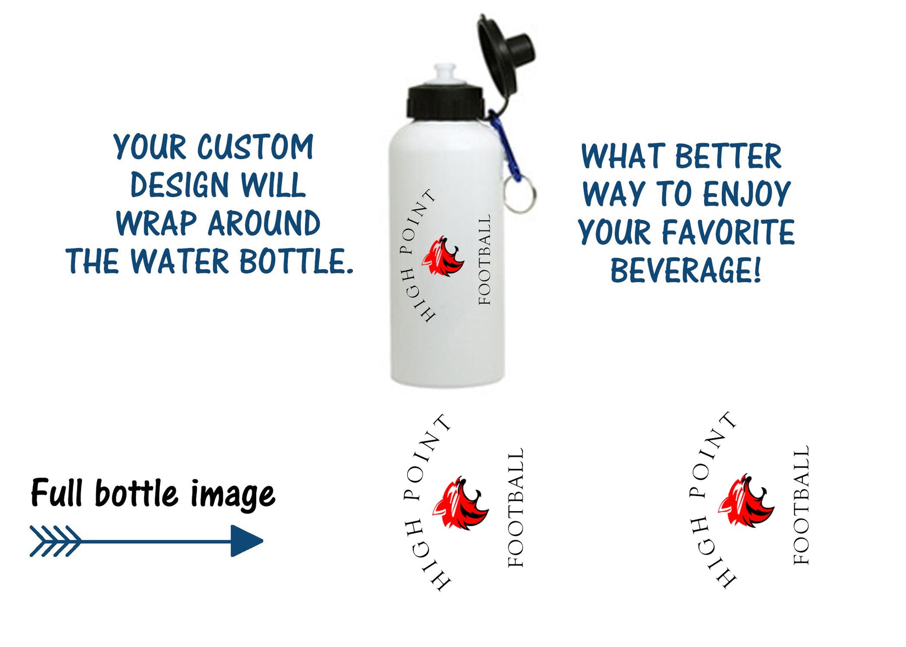 High Point Design 3 Water Bottle