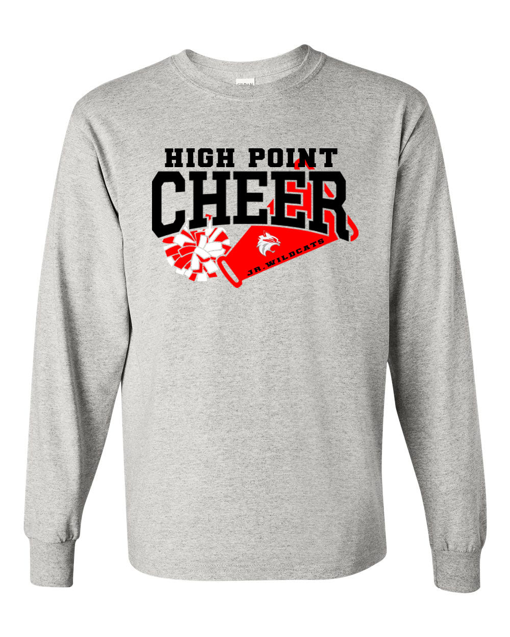 High Point Cheer Design 1 Long Sleeve Shirt