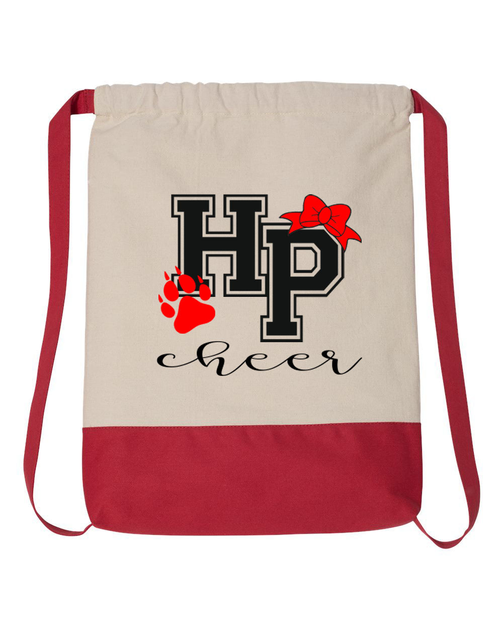 High Point Cheer Design 3 Drawstring Bag
