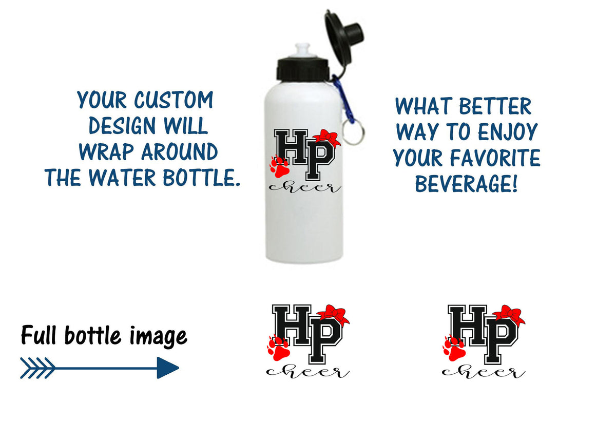 High Point Cheer Design 3 Water Bottle
