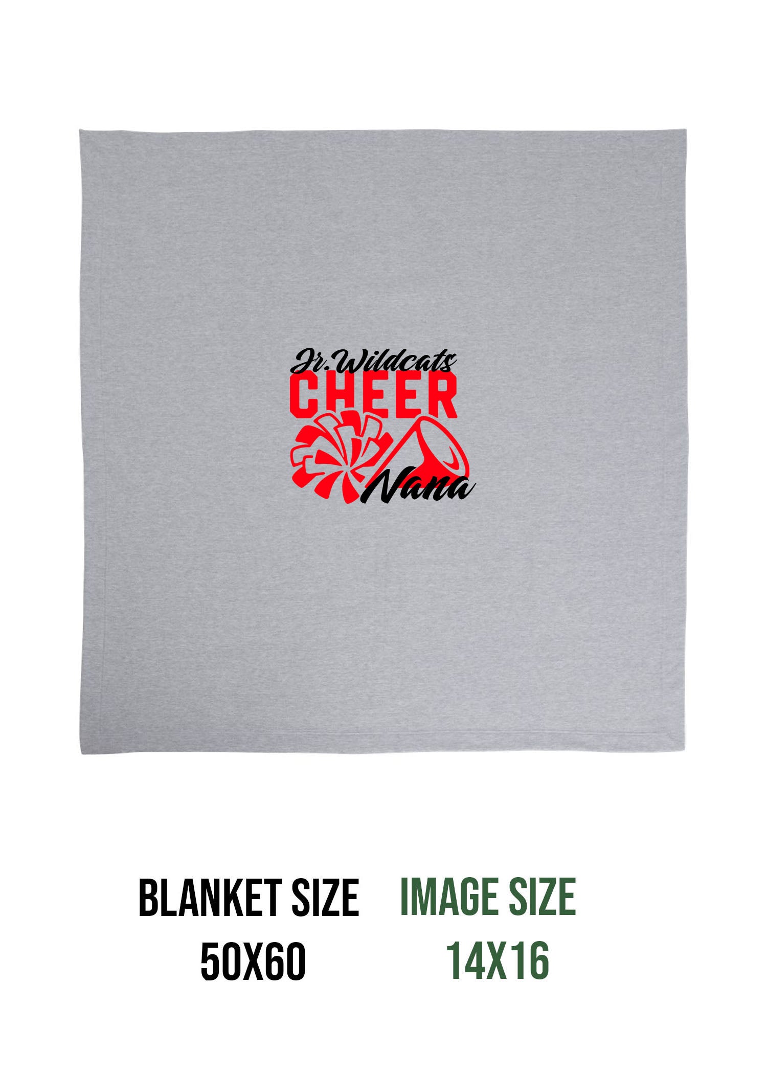 High Point Cheer Design 4 Blanket