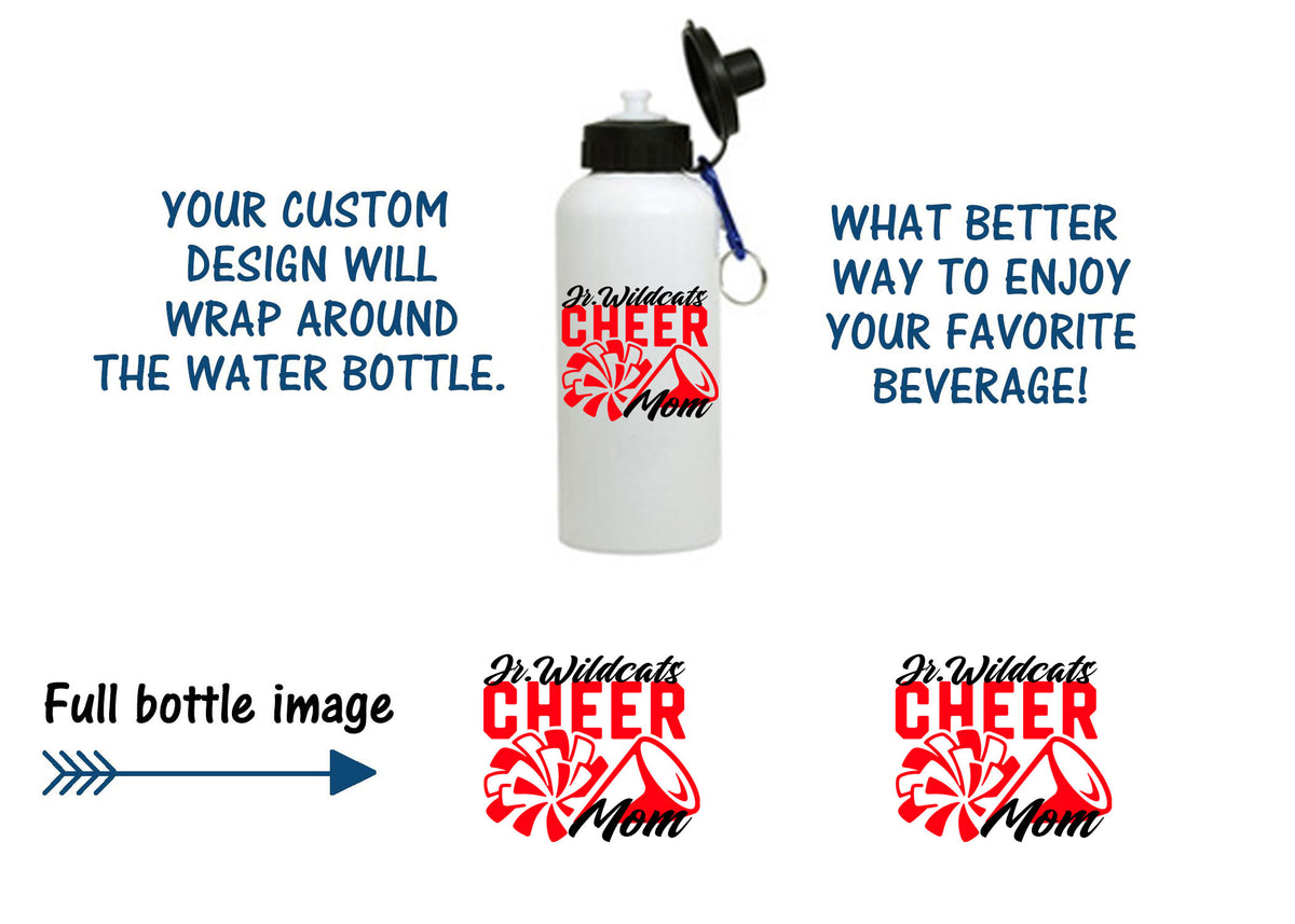 High Point Cheer Design 4  Water Bottle