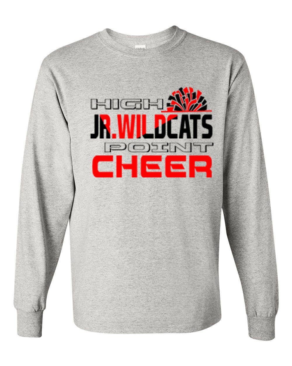 High Point Cheer Design 5 Long Sleeve Shirt