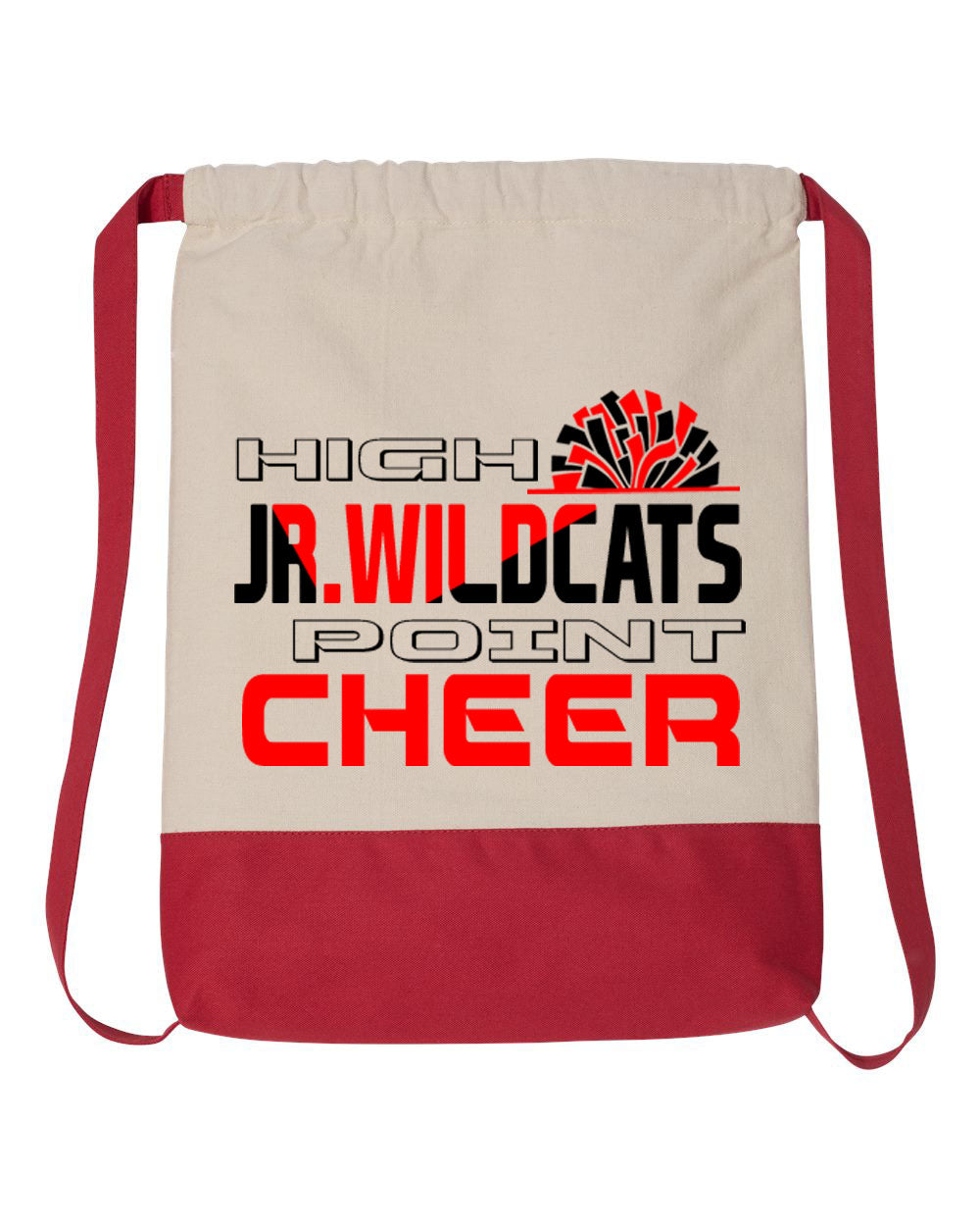 High Point Cheer Design 5 Drawstring Bag