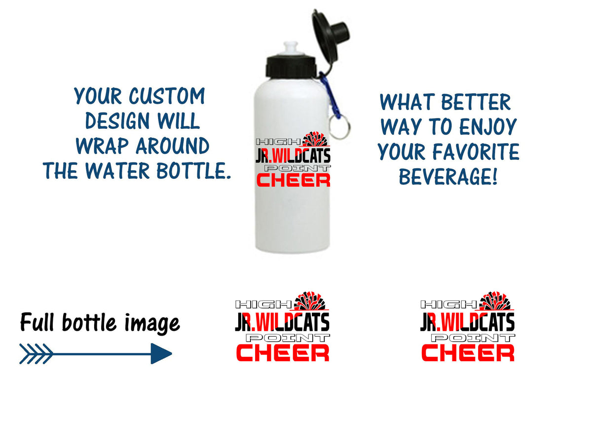 High Point Cheer Design 5 Water Bottle