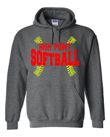 High Point Softball Design 1 Hooded Sweatshirt