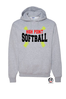 High Point Softball Design 1 Hooded Sweatshirt