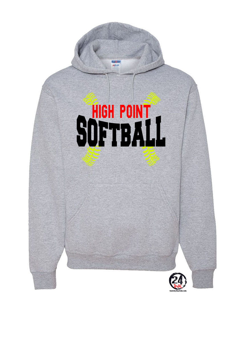 High Point Softball Design 1 Hooded Sweatshirt