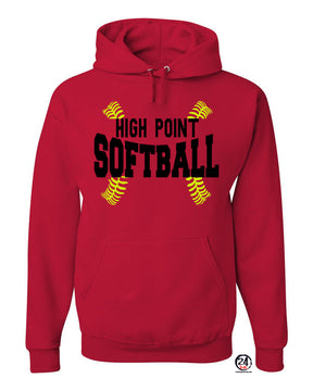 High Point Softball Design 1 Hooded Sweatshirt