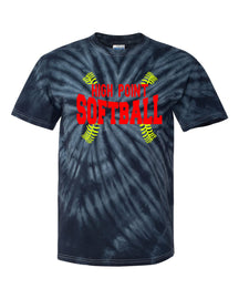 High Point Softball Tie Dye t-shirt Design 1