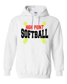 High Point Softball Design 1 Hooded Sweatshirt