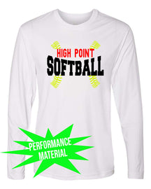 High Point Softball Performance Material Design 1 Long Sleeve Shirt