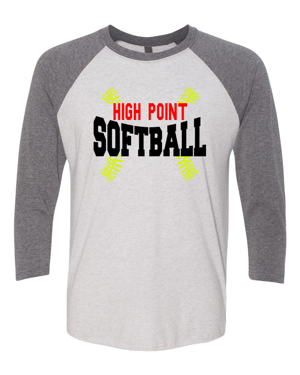 High Point Softball design 1 raglan shirt