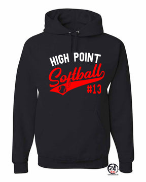 High Point Softball Design 2 Hooded Sweatshirt