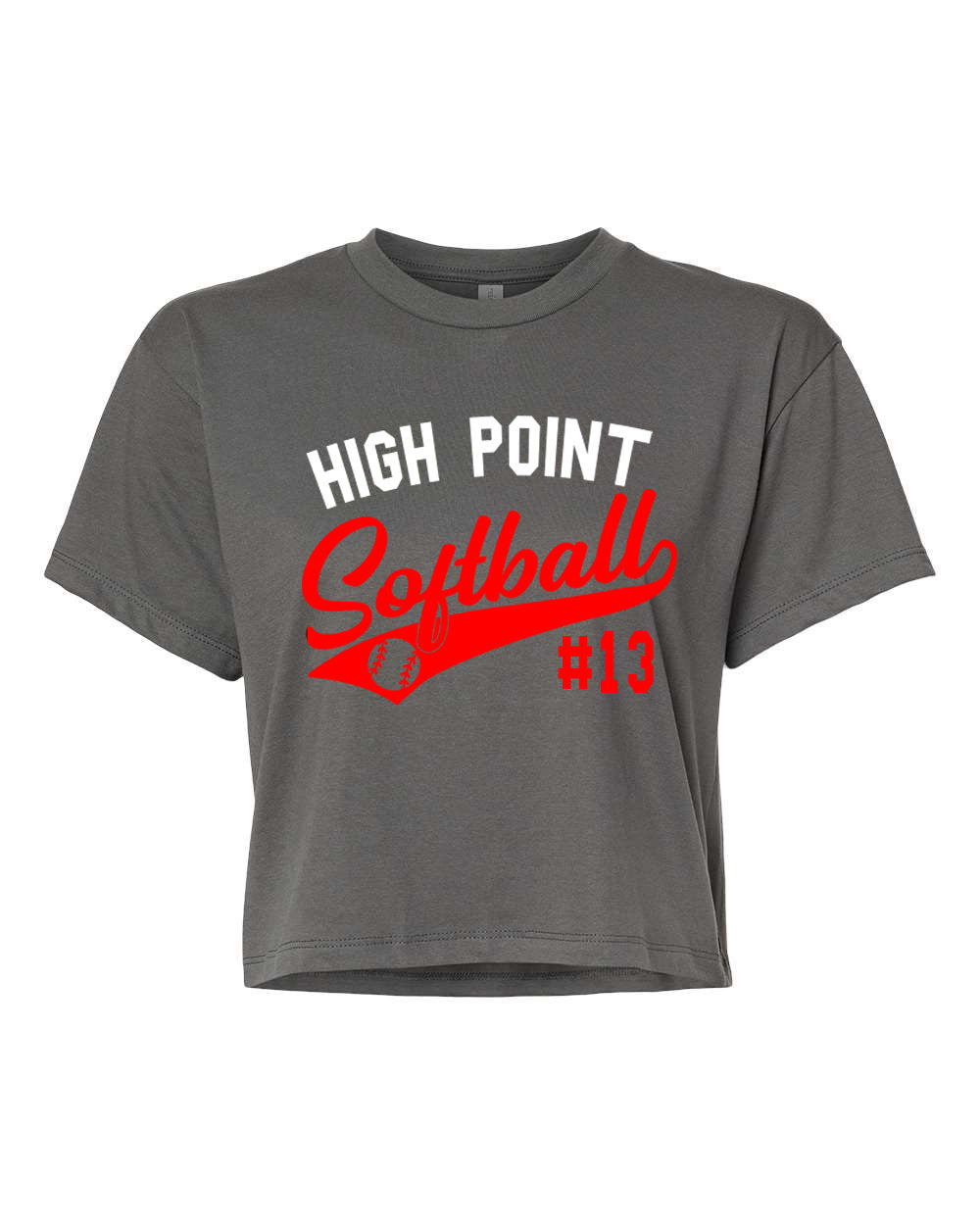 High Point Softball design 2 Crop Top