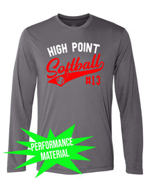 High Point Softball Performance Material Design 2 Long Sleeve Shirt