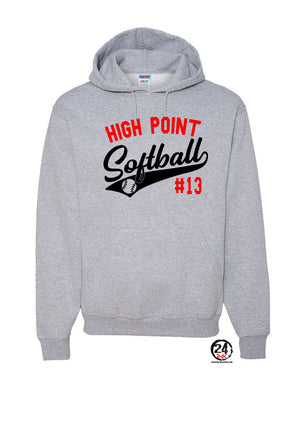 High Point Softball Design 2 Hooded Sweatshirt