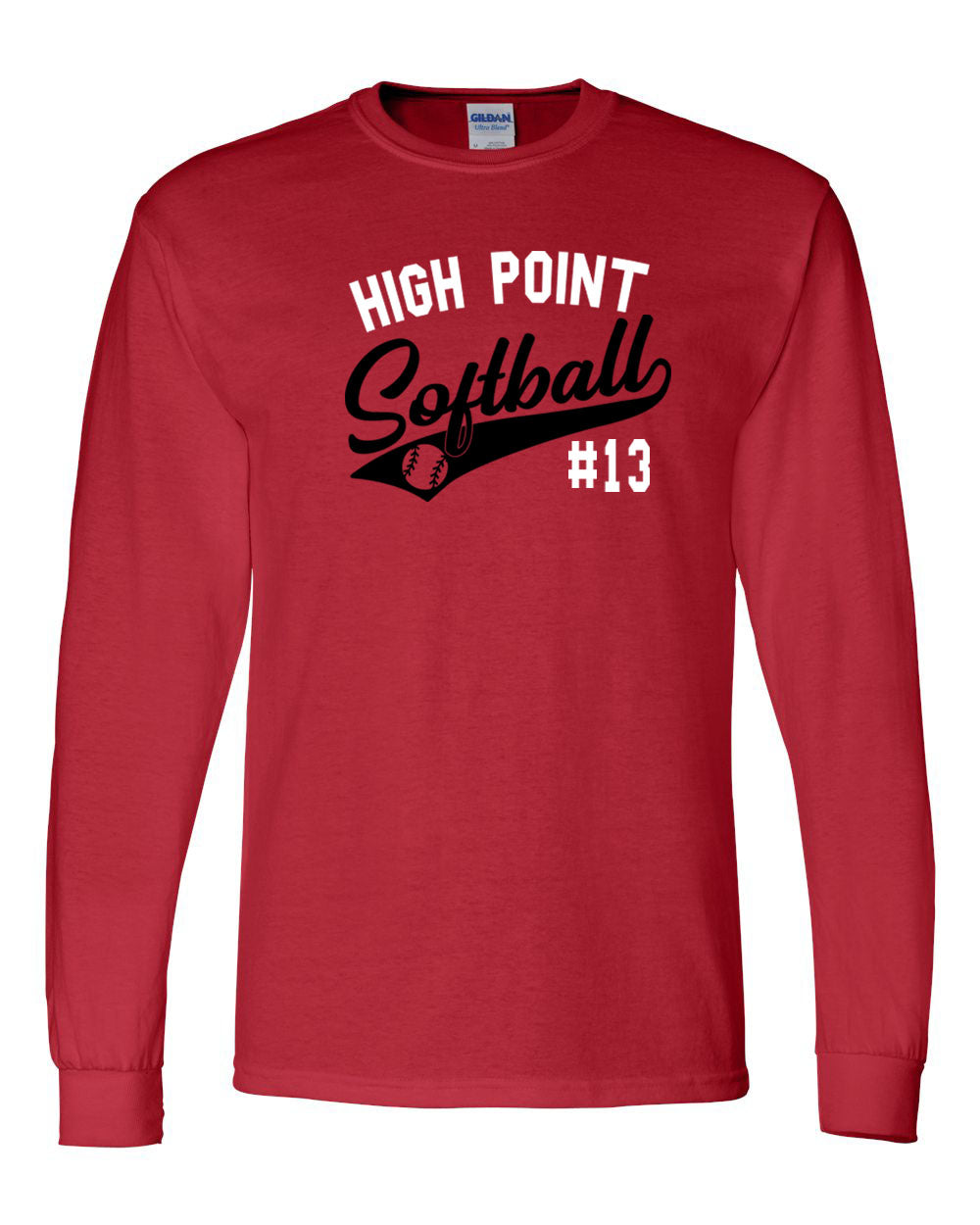 High Point Softball Design 2 Long Sleeve Shirt