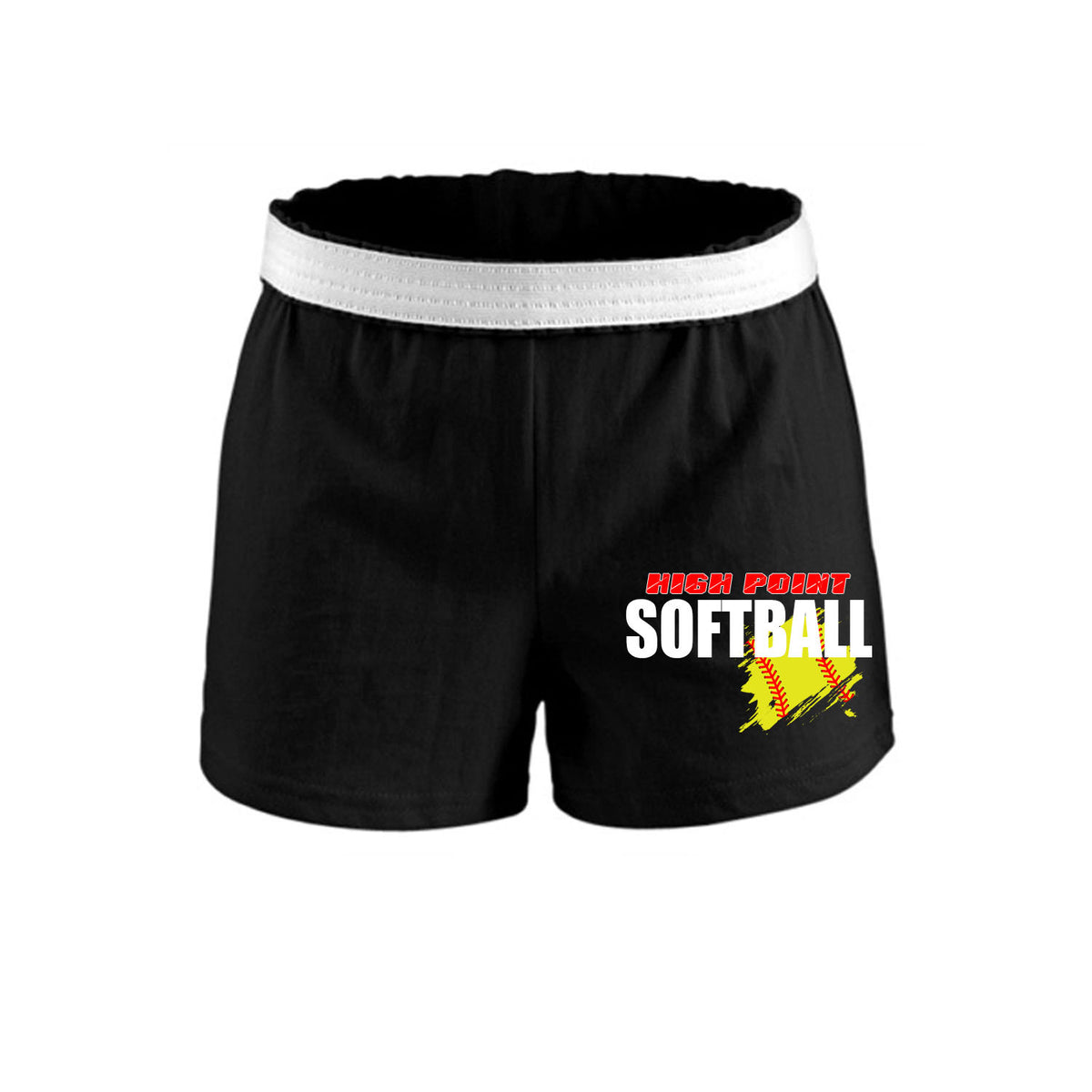 High Point Softball Design 3 Girls Shorts