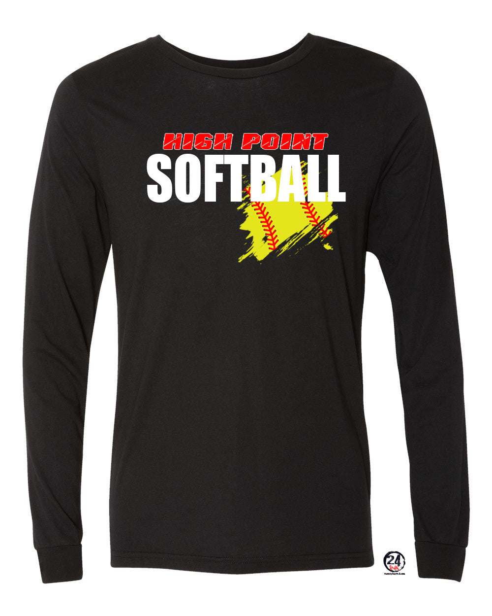 High Point Softball Design 3 Long Sleeve Shirt