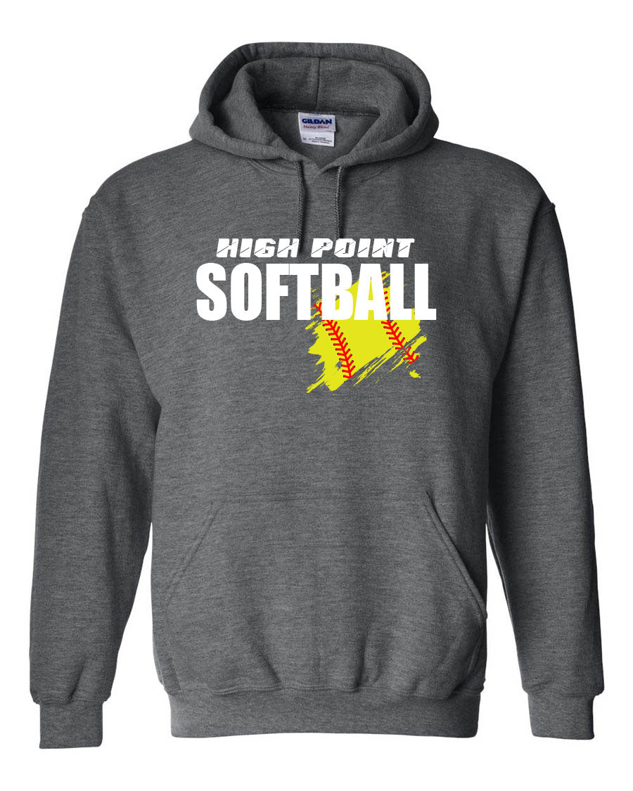 High Point Softball Design 3 Hooded Sweatshirt