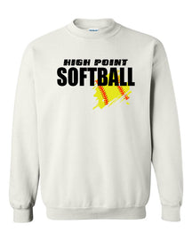 High Point Softball non hooded sweatshirt Design 3