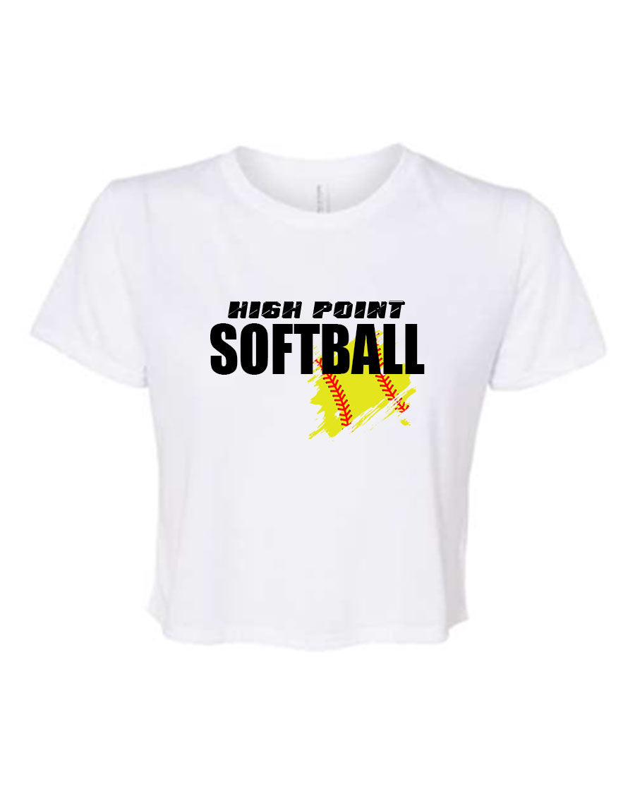 High Point Softball design 3 Crop Top