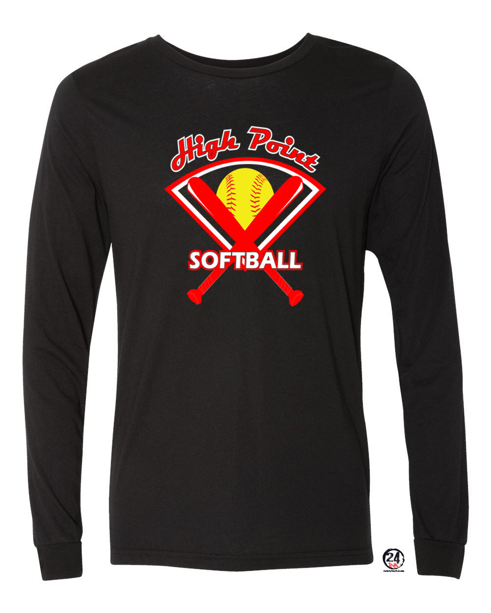 High Point Softball Design 4 Long Sleeve Shirt